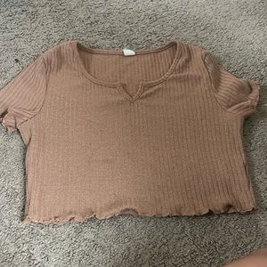 Cute brownish crop top